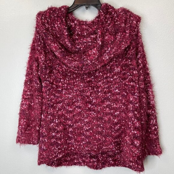 Knox‎ Rose Cowl Neck Red XXL Chunky Sweater Cozy Comfy Winter Warm - Picture 1 of 7